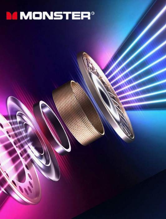 Monster XKT10 Wireless Earbuds-Gaming Pods, Deep Bass